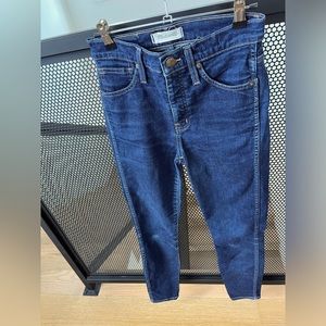 Madewell 10” high rise skinny size 25
